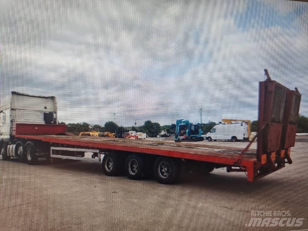 Montracon 3 Axles 로우 로더-세미 트레일러