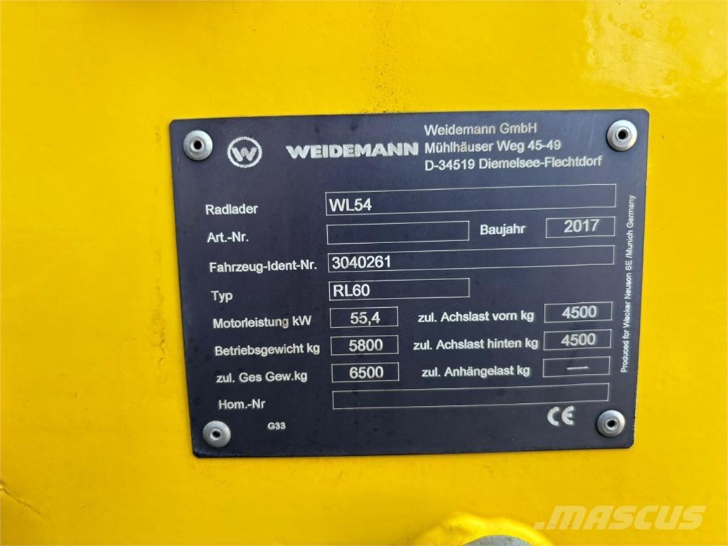 Wacker WL 54  휠로우더