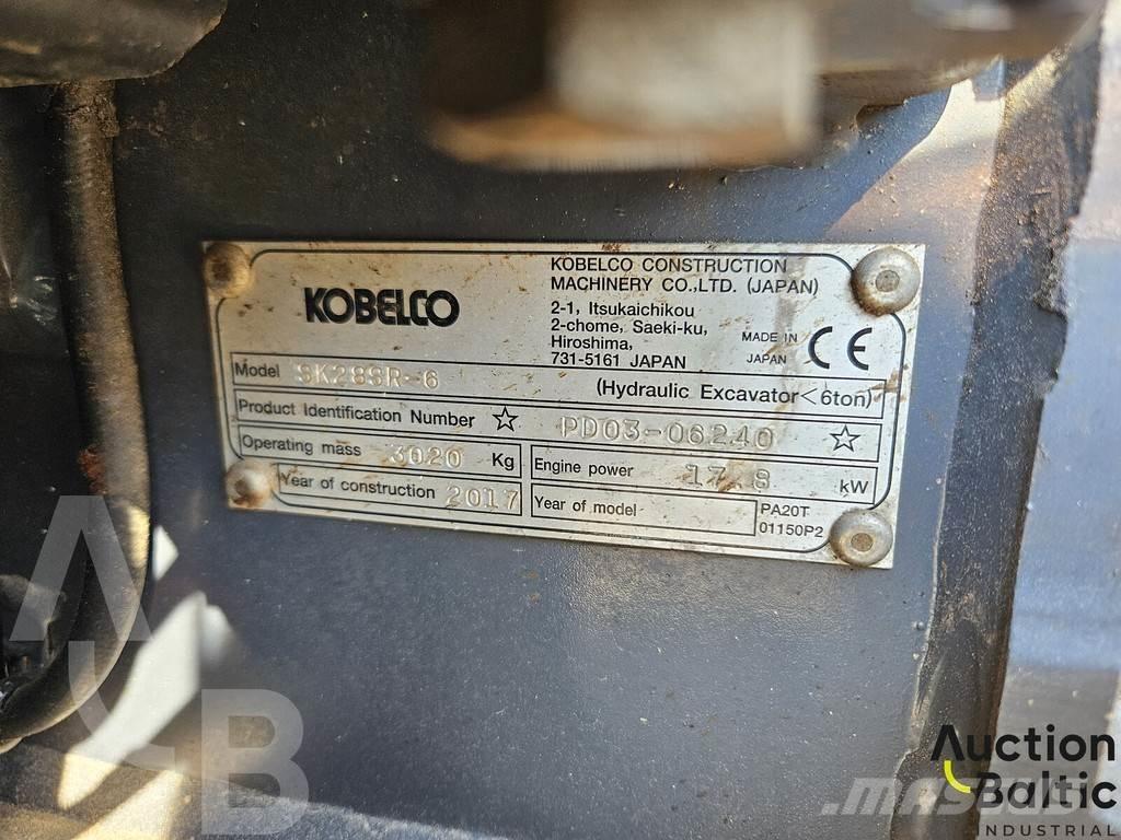 Kobelco SK28SR-6 소형 굴삭기 7톤 미만