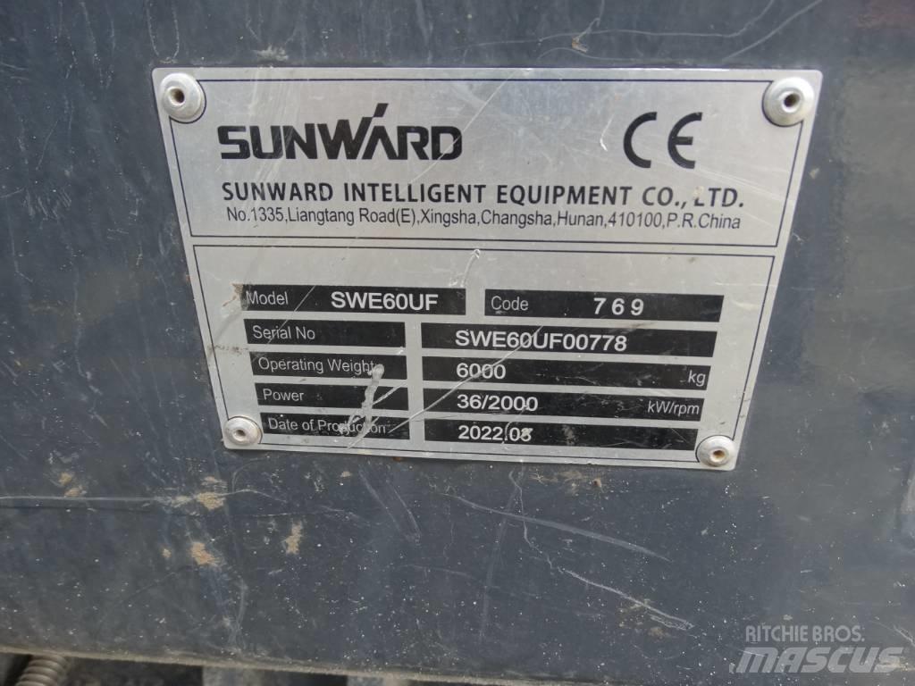 Sunward SWE 60 UF 중형굴삭기 7톤-28톤