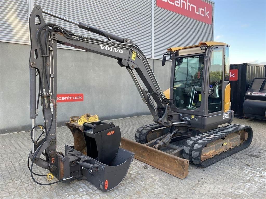 Volvo ECR50  휠 굴삭기