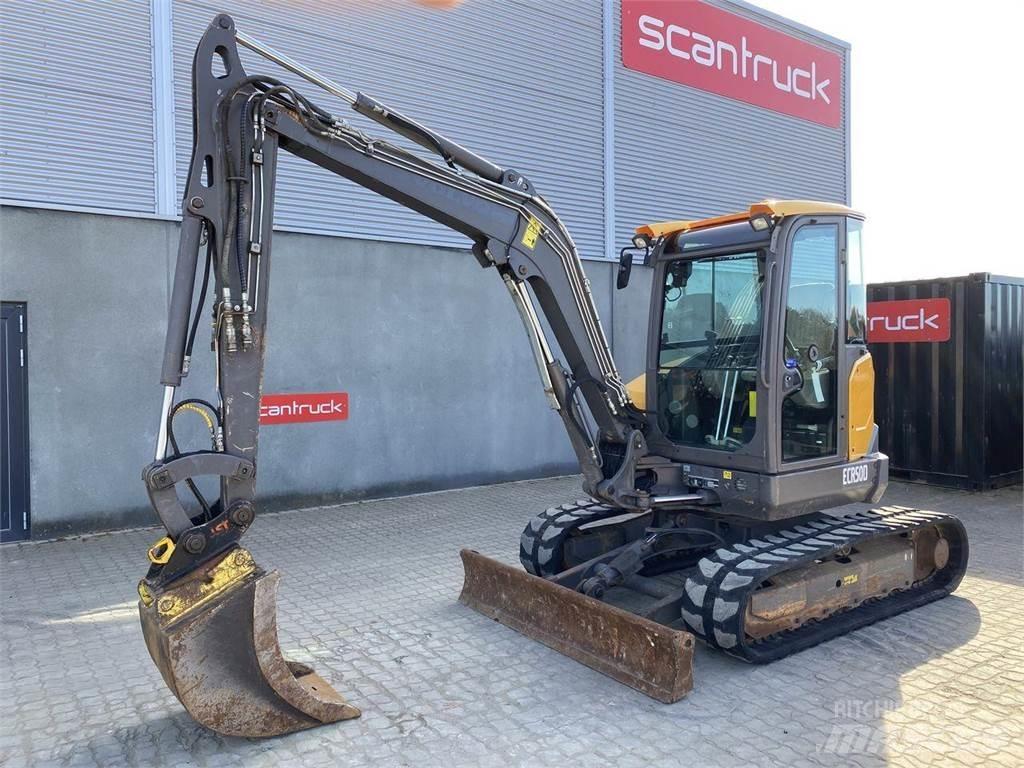 Volvo ECR50  휠 굴삭기