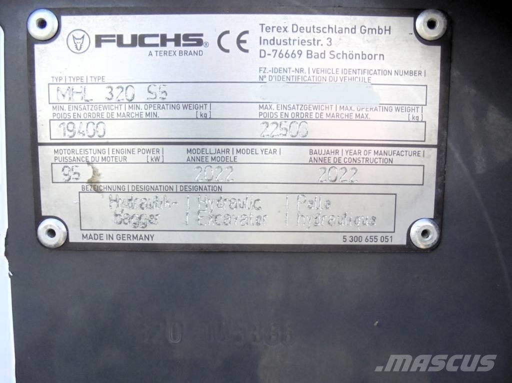 Fuchs MHL 320 폐기물/산업 처리기