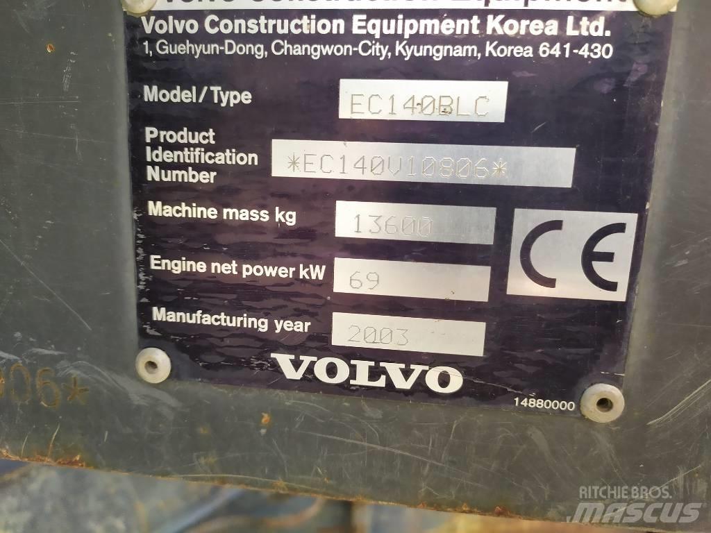 Volvo EC 140 B LC 대형 굴삭기 29톤 이상
