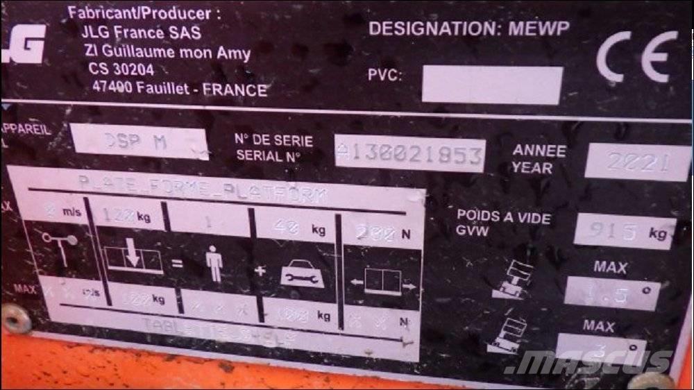 JLG DSP-M 하이 리프트 오더 피커