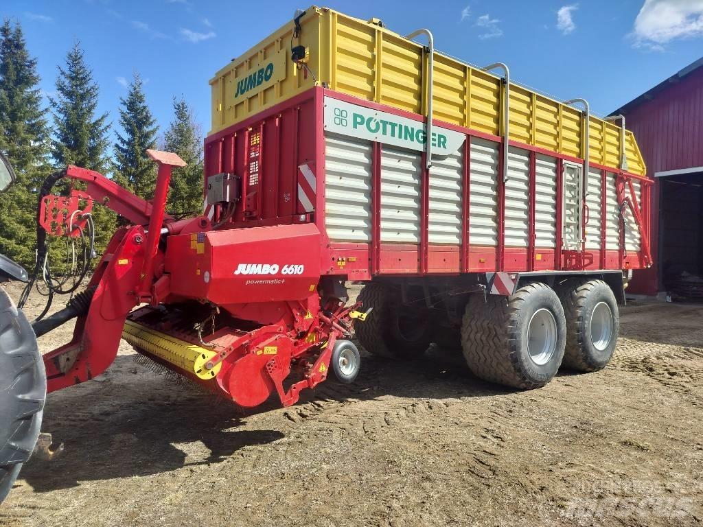 Pöttinger Jumbo 6610 자동 적재 트레일러