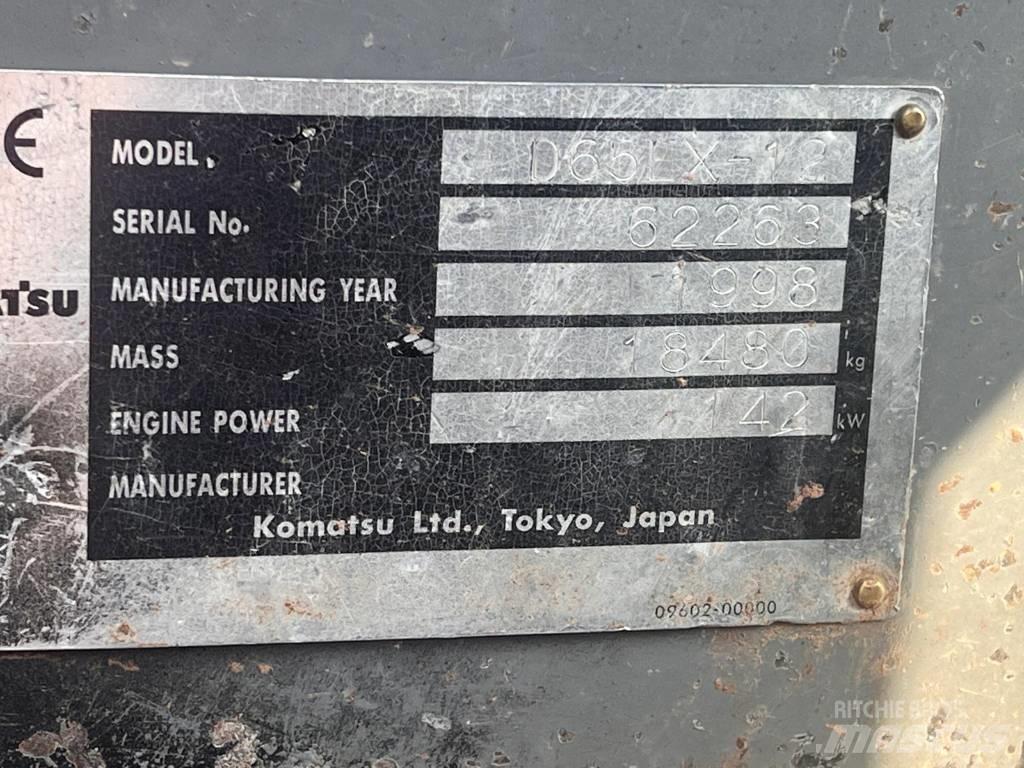 Komatsu D 65 EX-12 크롤러 도저