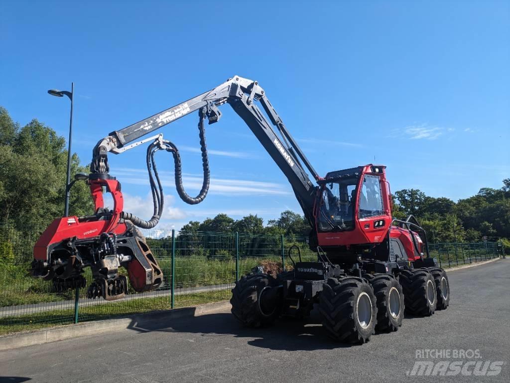 Komatsu 901XC 원목 하베스터