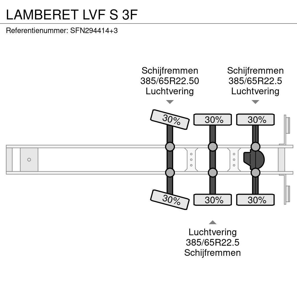 Lamberet LVF S 3F 온도 조절식 세미 트레일러