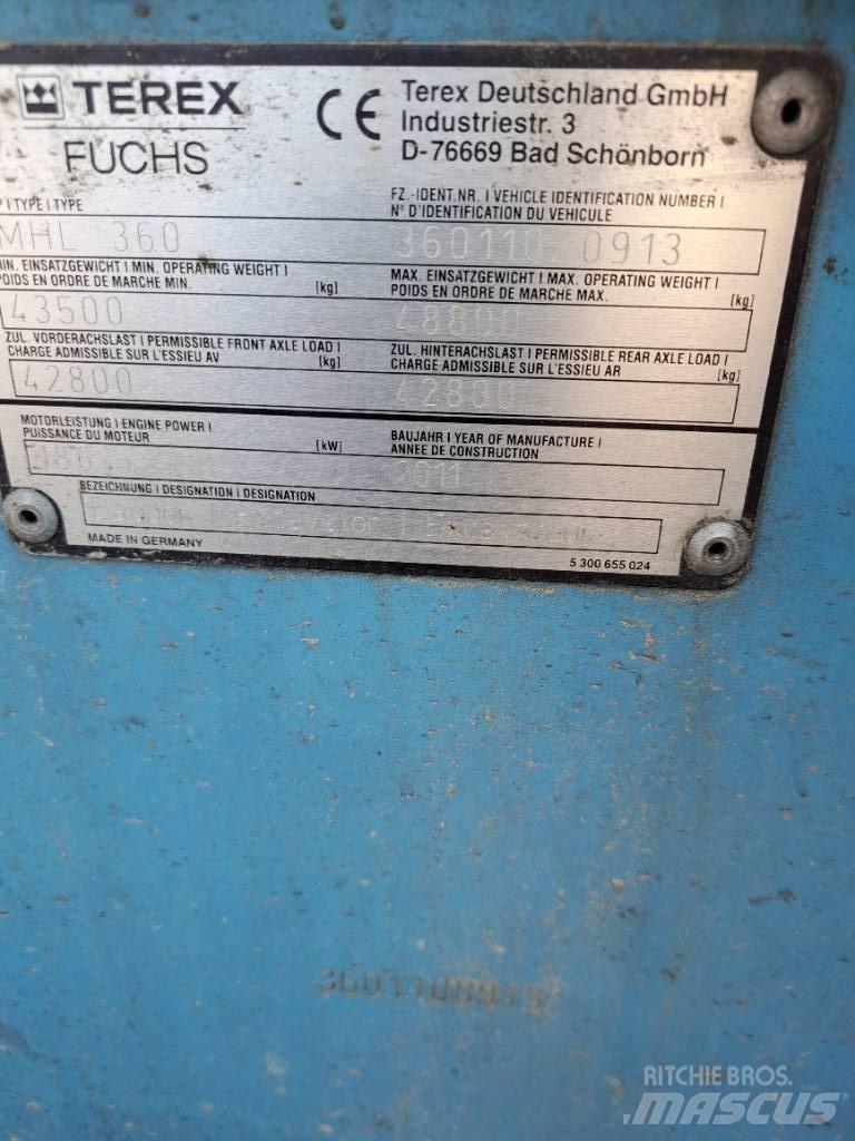 Fuchs MHL360D 폐기물/산업 처리기