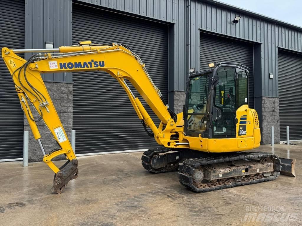 Komatsu PC 80 MR-5 중형굴삭기 7톤-28톤