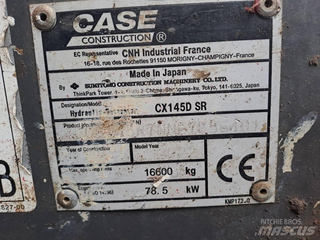 CASE CX145D SR 대형 굴삭기 29톤 이상