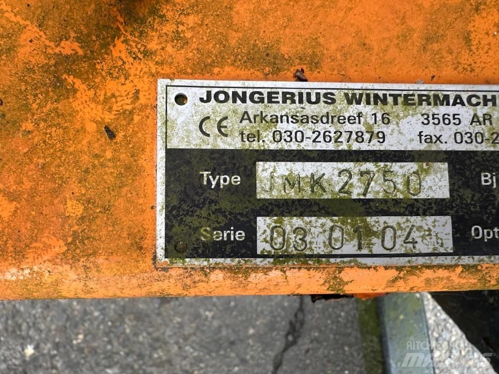 Jongerius JMK2750 제설 블레이드 및 제설기