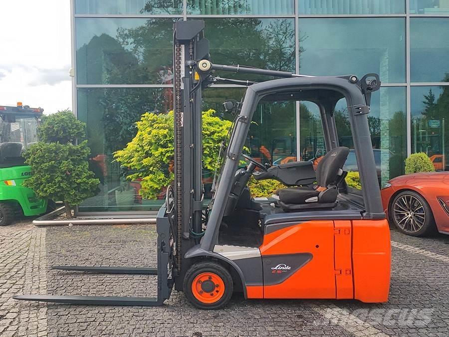 Linde E16C-02 전동 지게차