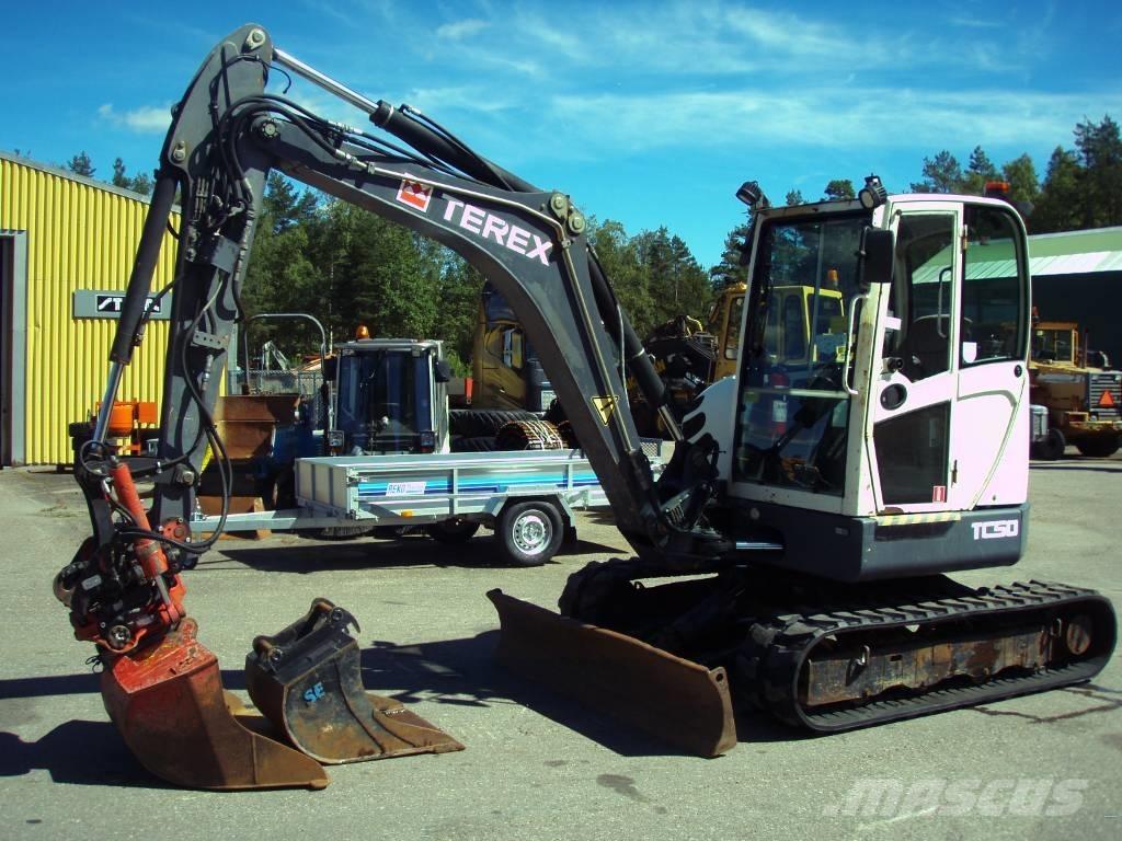 Terex TC 50 소형 굴삭기 7톤 미만