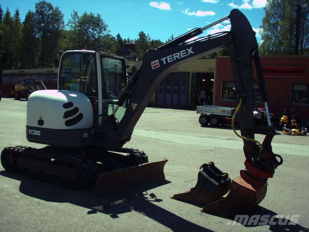 Terex TC 50 소형 굴삭기 7톤 미만