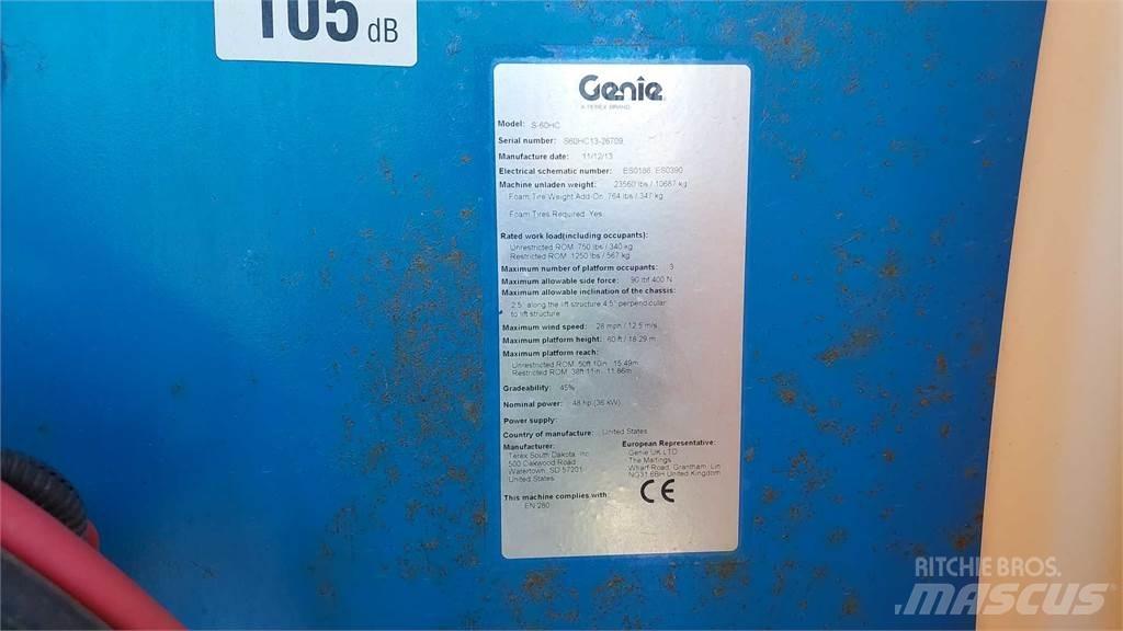 Genie S60HCE 견인식 전동이동 리프트