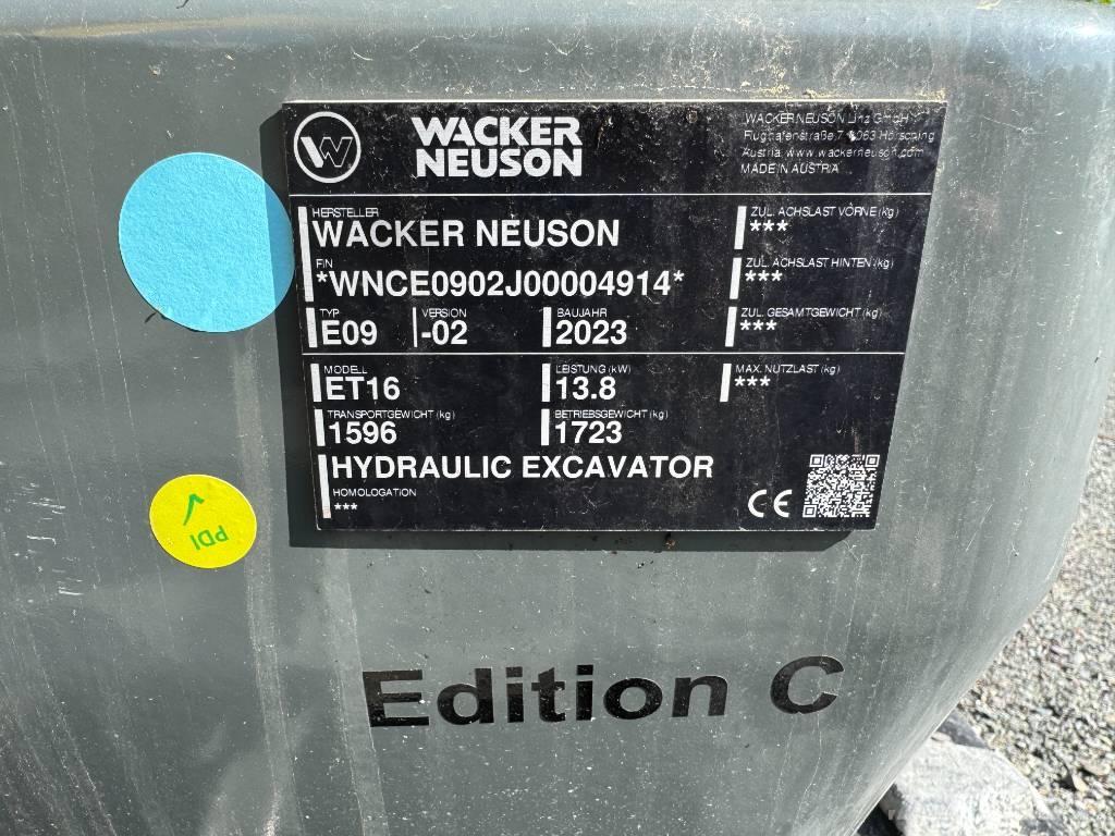 Wacker Neuson ET16 대형 굴삭기 29톤 이상