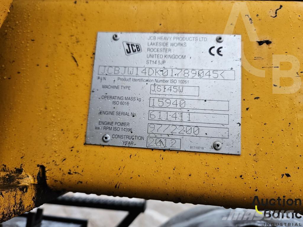 JCB JS 145 W  휠 굴삭기