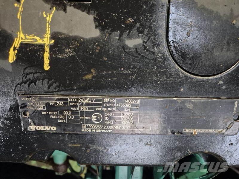 Volvo D7F 240-EUV 엔진