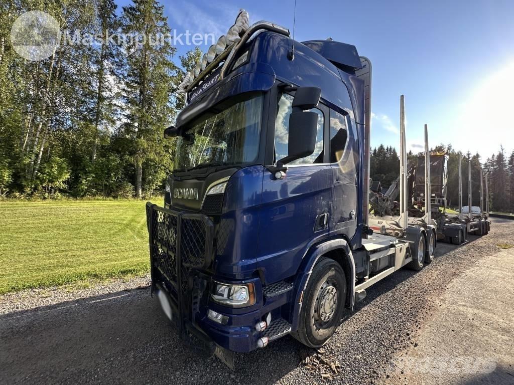 Scania R 650 목재 트럭