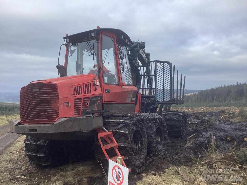 Komatsu 845 원목 포워더