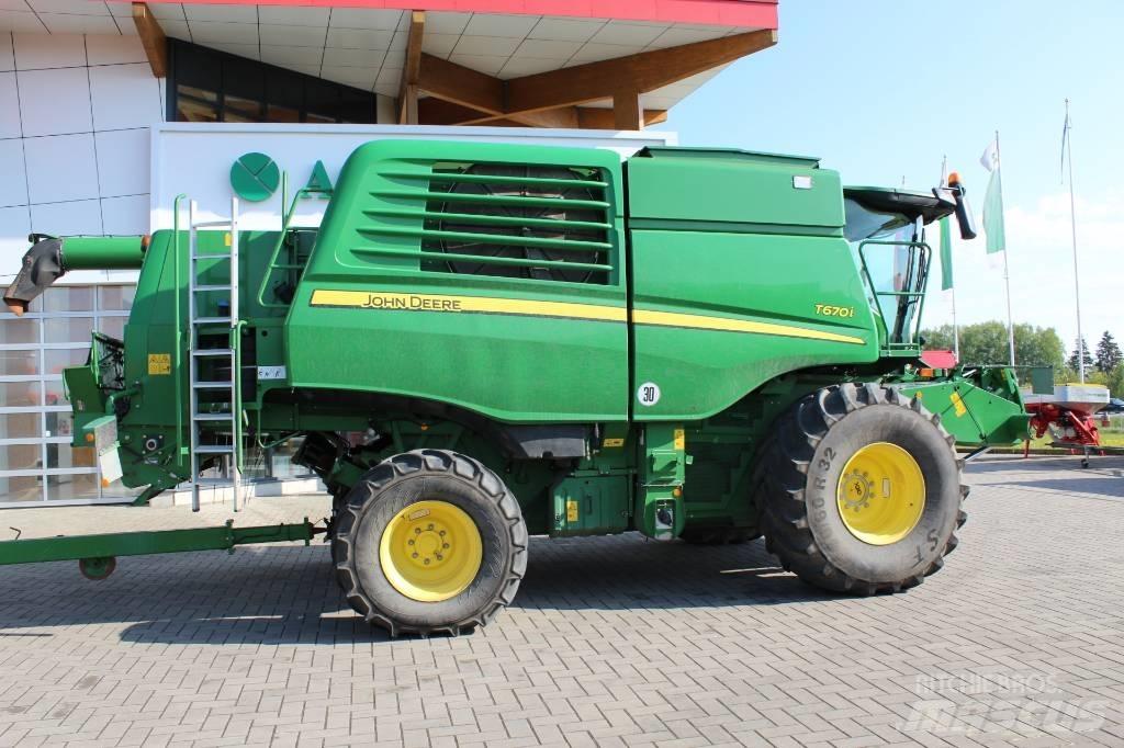 John Deere T 670 i 콤바인 수확기