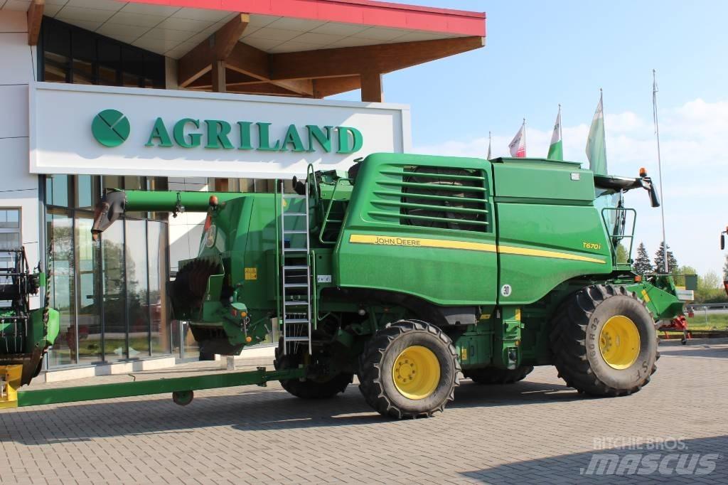 John Deere T 670 i 콤바인 수확기