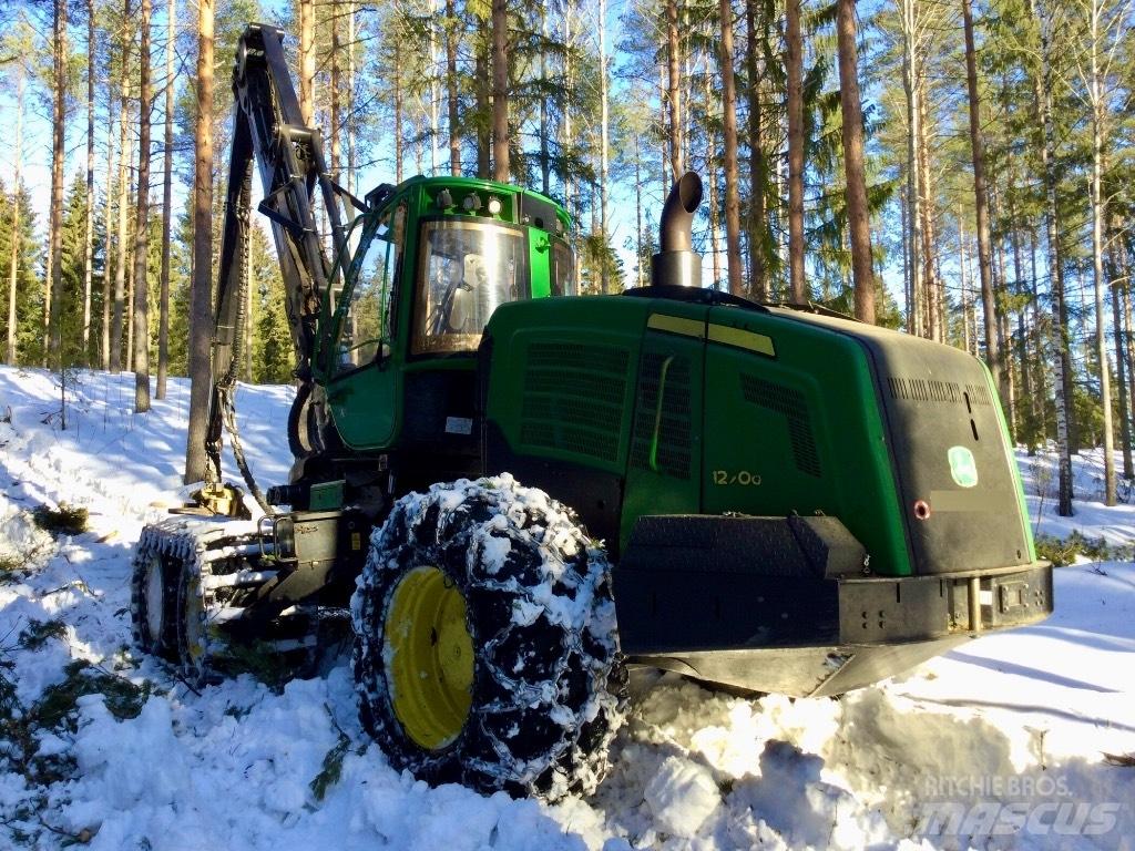 John Deere 1270G 6W 원목 하베스터