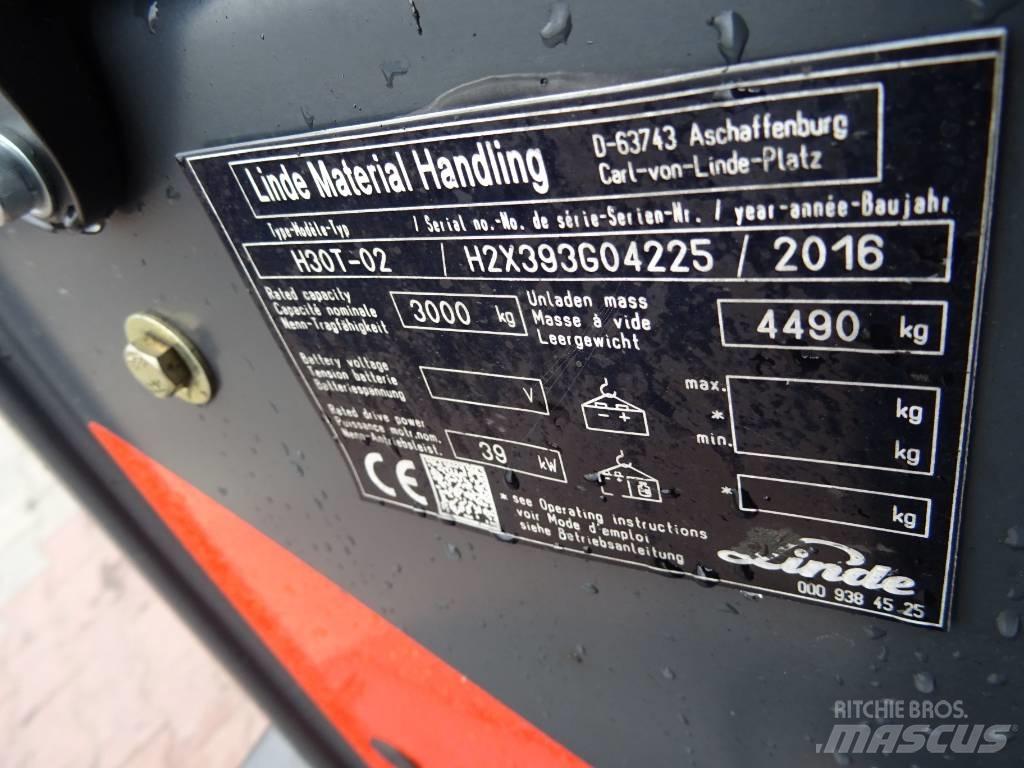 Linde H30T-02 LPG 지게차