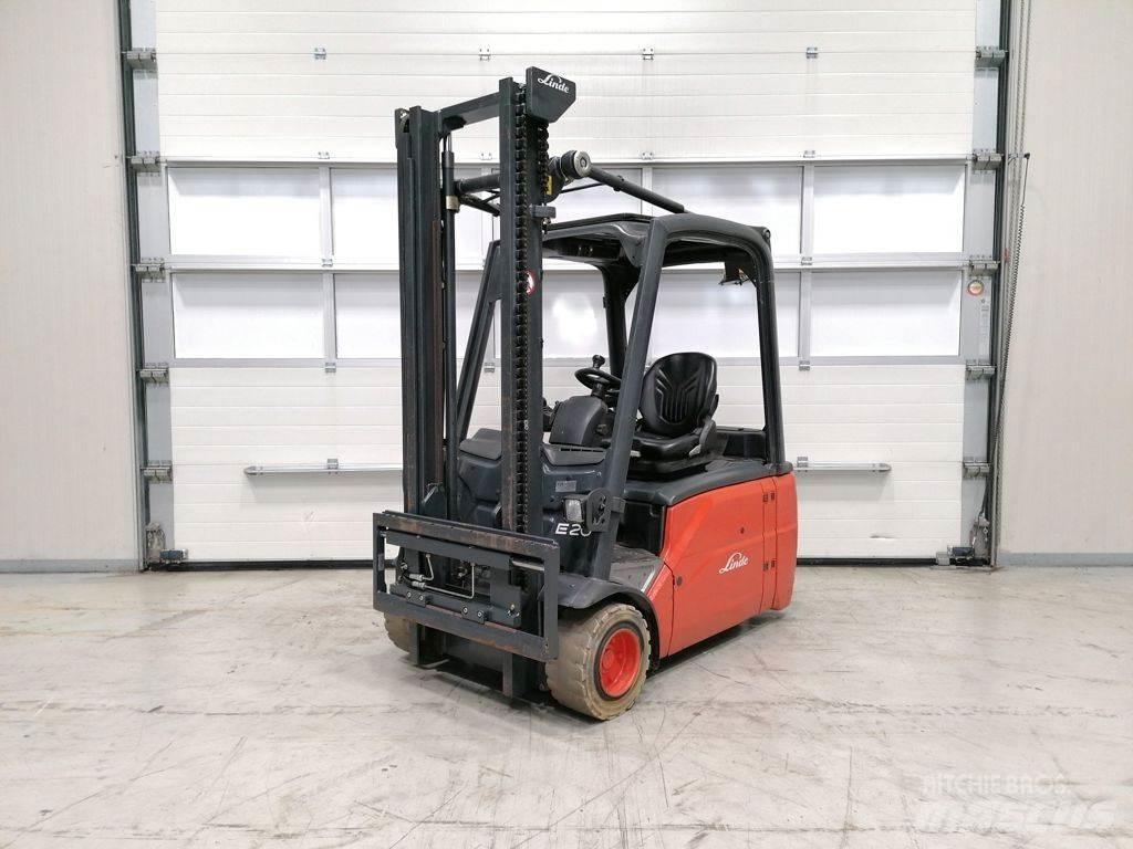 Linde E20L-01 전동 지게차