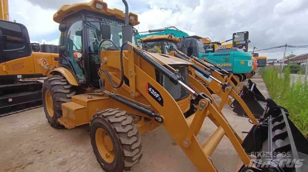 CAT 420 F 백호로더