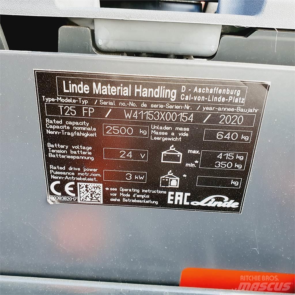 Linde T25FP 경량 리프터