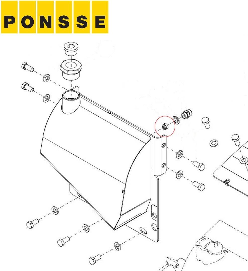 Ponsse 0055026 하비스터 헤드