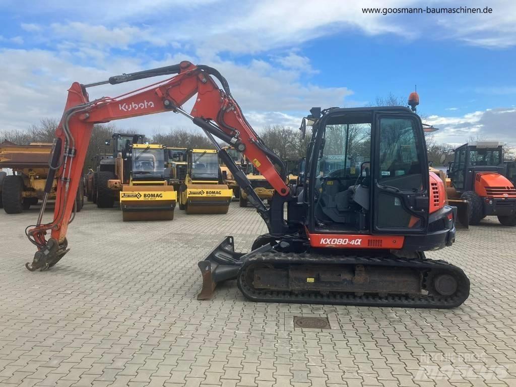 Kubota KX080-4a 중형굴삭기 7톤-28톤