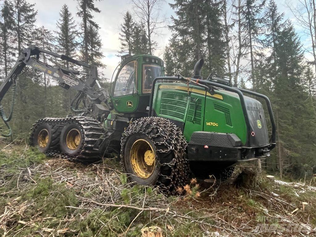 John Deere 1470 원목 하베스터