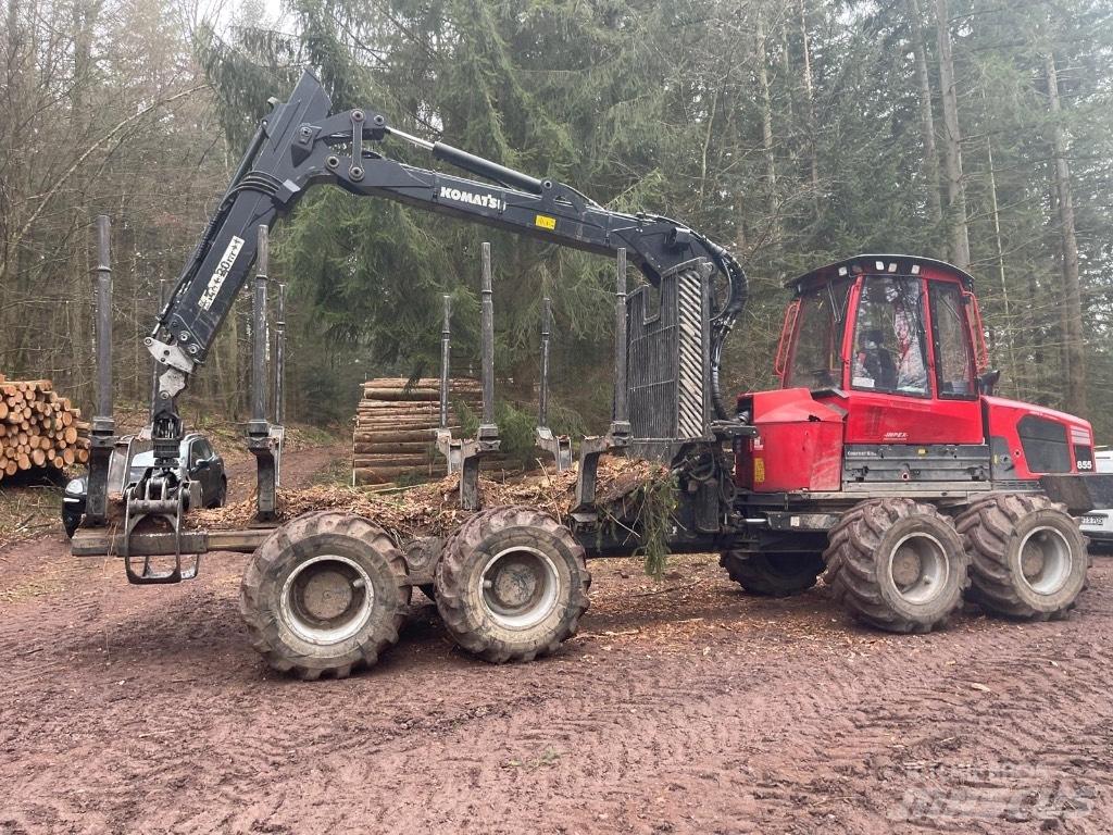 Komatsu 875 원목 포워더