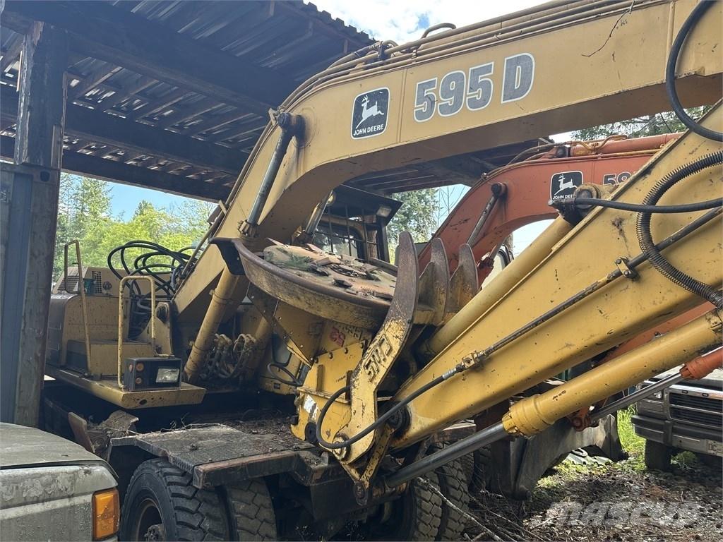 DEERE 595D  휠 굴삭기