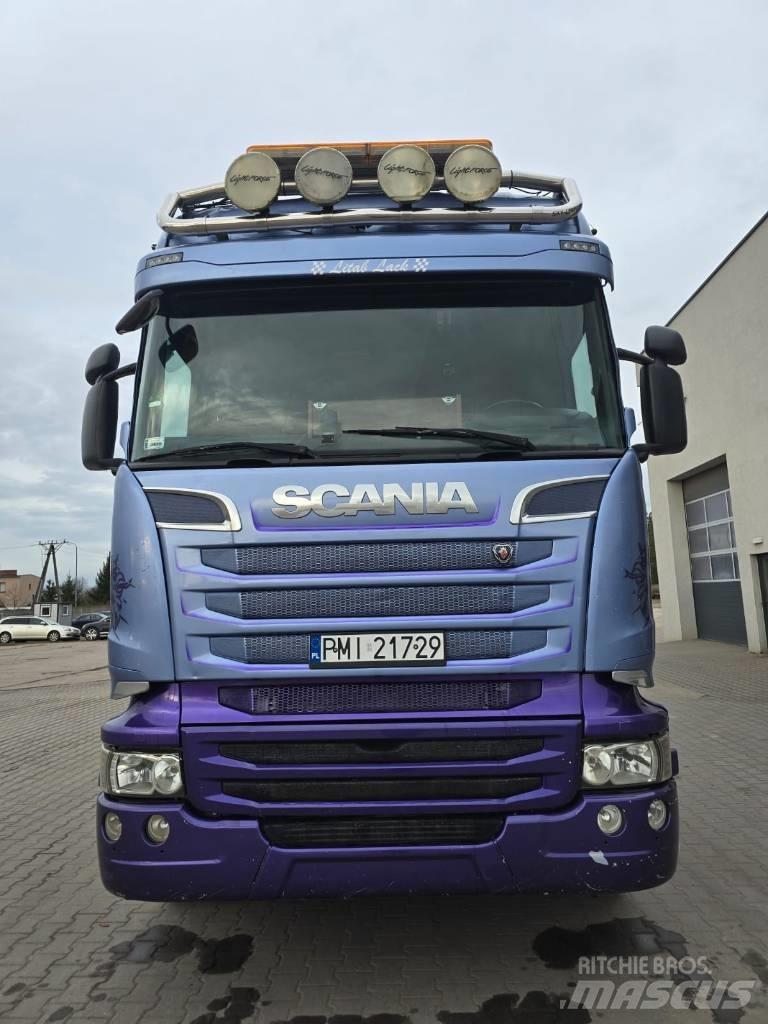 Scania R 580 목재 트럭