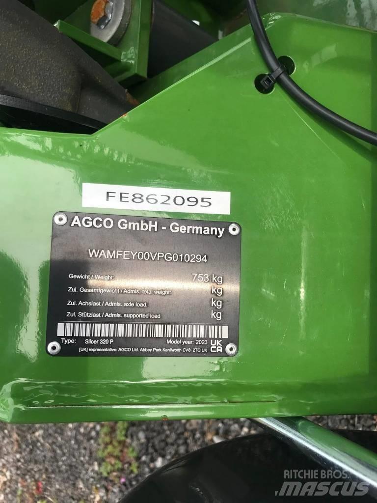 Fendt Slicer 320 P 제초기