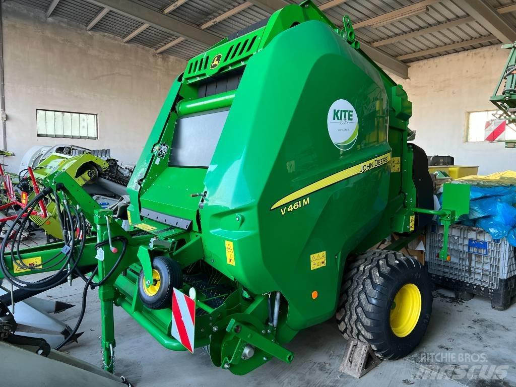 John Deere V461M 원형 곤포기