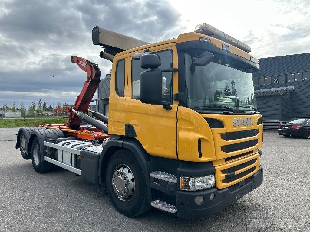 Scania P370 6x2*4 훅 리프트 트럭