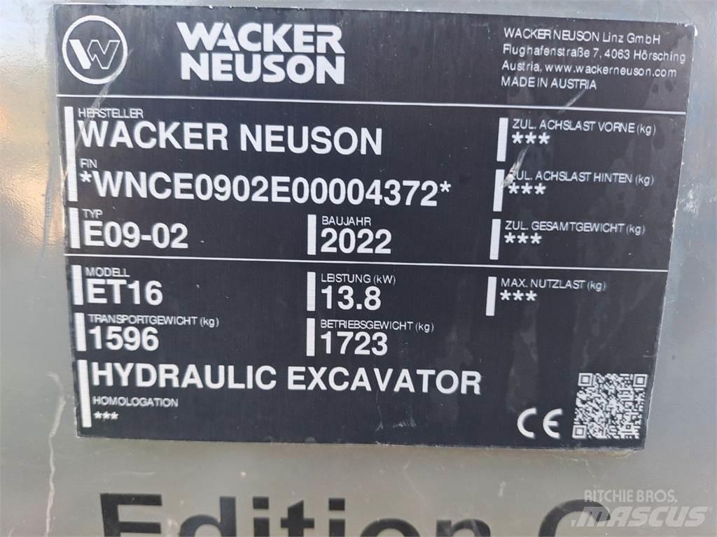 Wacker Neuson ET16 대형 굴삭기 29톤 이상