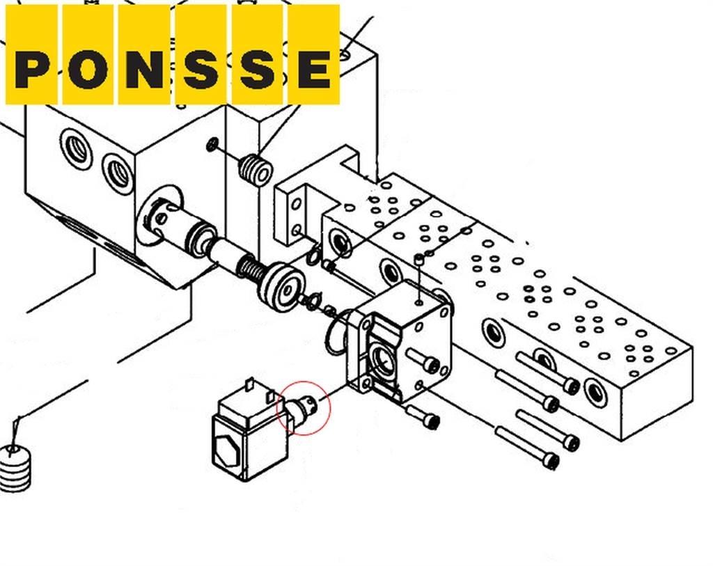Ponsse 0057254 유압식 기계