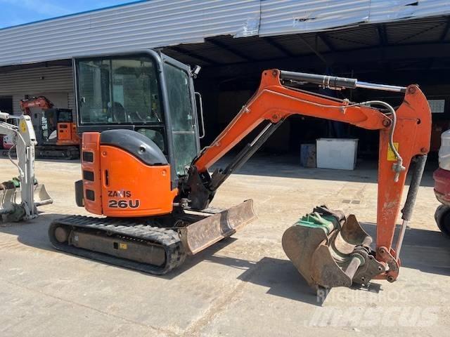 Hitachi ZX 26 소형 굴삭기 7톤 미만