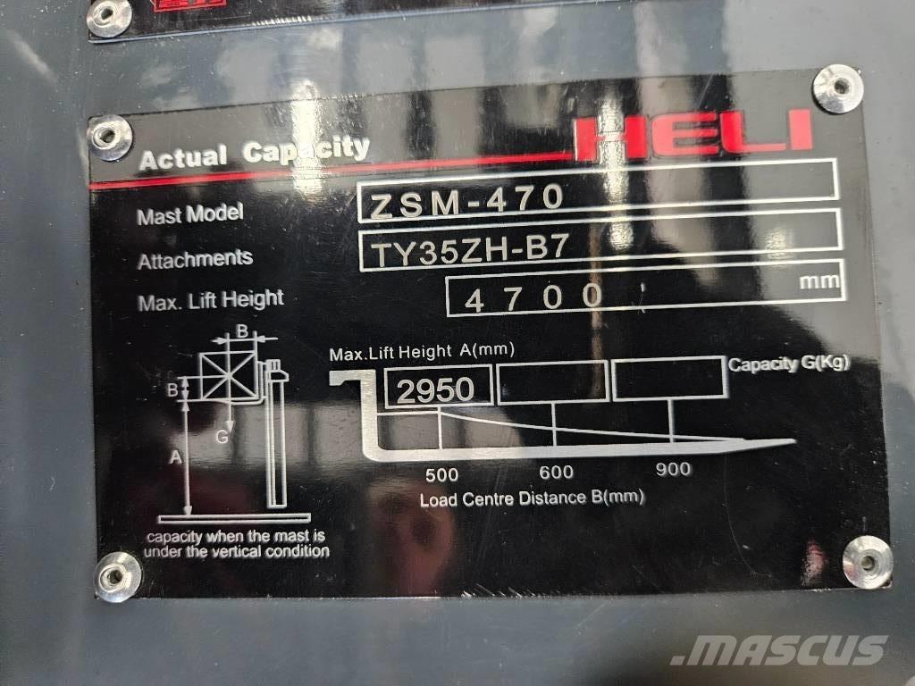 Heli CPCD 35 DIESEL 디젤 지게차