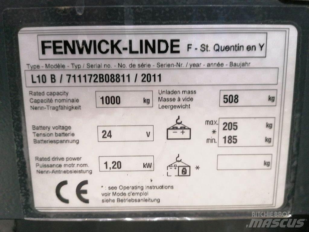 Linde L10B 포크리프트