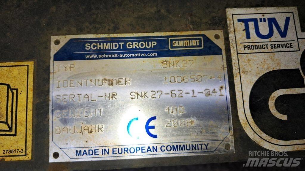 Schmidt SNK27 제설 블레이드 및 제설기