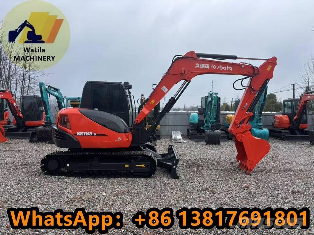 Kubota KX 183-3 소형 굴삭기 7톤 미만