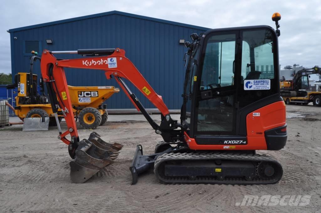 Kubota KX 027-4 소형 굴삭기 7톤 미만